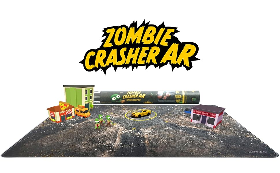 Zombie Crasher AR Spielmatte mit AR-Visualisierung